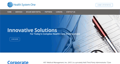 Desktop Screenshot of healthsystemone.com